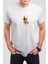Gitar Baskılı Beyaz Unisex T-Shirt C972 1