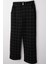 Kız Çocuk Kare Desenli Pantalon 8-14 Yaş, Siyah 3