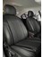 ford Focus 5 Lüx Full Deri Oto Koltuk Kılıfı Ön Arka Takım (Exclusive) Siyah Beyaz 1