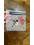 Ütü Ile Yapışan Çiçekli Kuş Transfer Baskı Arma 13X12 cm 2