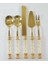 Kristal 5 Parça Servis Seti Gold Eym 049 1