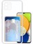 Samsung Galaxy A03 Kılıf Kartlıklı Silikon Kamera Korumalı Şeffaf 1