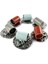 Lalin Silver 3 Renkli Silver 6lı Kahve Fincanı Seti 90CC P353.371289 1