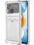 Xiaomi Poco C40 Kılıf Kartlıklı Silikon Kamera Korumalı Şeffaf 1