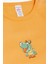 Erkek Bebek Çıtçıtlı Zıbın Body Mutlu Dinozor Baskılı 9 Ay-3 Yaş, Somon 3