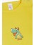 Erkek Bebek Çıtçıtlı Zıbın Body Mutlu Dinozor Baskılı 9 Ay-3 Yaş, Sarı 3