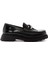 Kadın Siyah Toka Detaylı Maskülen Loafer 24WFD420622 1