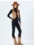 Yüksek Bel Kot Pantolon Dar Paça Düğmeli Cepli Skinny Fit Jean 1