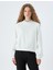 Basic Sweatshirt Bisiklet Yaka Dikiş Detaylı Şardonlu 3
