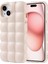 Apple iPhone 15 Kılıf Parlak Esnek Kabartmalı Çıkıntılı Küp Dilimli Dom Dom Kapak 1