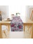 Pudra Gri Renkli Desenli Kadife Dokulu Runner 40x180 1