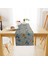 Çiçek Desenli Hardal Mavi Runner 40x140 1