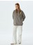 Tweety Oversize Sweatshirt Kapüşonlu Arkası Baskılı Lisanslı 2