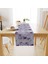 Çiçek Desenli Mürdüm Kadife Dokulu Runner 40x180 1
