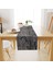 Yaprak Desenli Vizon Antrasit Runner 40x140 1
