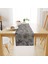 Çiçek Desenli Eskitme Yeşil Mürdüm Runner 40x140 1