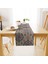 Damask Desenli Antrasit Sütlü Kahve Runner 40x140 1
