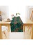 Yeşil Yaprak Desenli Leopar Zemin Runner 40x140 1