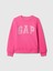 Kız Çocuk Pembe Gap Logo Fleece Sweatshirt 1