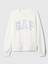 Kız Çocuk Kırık Beyaz Gap Logo Fleece Sweatshirt 1