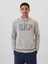 Erkek Gri Gap Logo Fransız Havlu Kumaş Sweatshirt 1