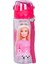 500 ml Barbie Pipetli Askılı Kilitlenebilir Su Matarası 2