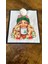 Ponponlu Zirkon Taşlı Payetli Noel Kız Arma Dikiş Aplike 23X19 cm 1