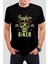 Biker Baskılı Siyah Uisex T-Shirt C962 1