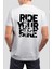 Ride Your Bike Baskılı Beyaz Unisex T-Shirt C984 1