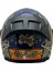Rapıd 2 Spox Mavi-Gri Kask Siyah Cam+Spoiler 4