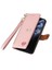 IPhone 11 Için Kılıf Pro Max Kordon Fermuar Cüzdan Aşk Deri Kılıf (Yurt Dışından) 5
