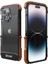IPhone 14 Pro Max Için Kılıf, Damla Koruma Alüminyum Metal Ahşap Tampon (Yurt Dışından) 1