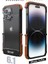 IPhone 14 Pro Için Kılıf, Damla Koruma Alüminyum Metal Ahşap Tampon Çerçeve (Yurt Dışından) 2