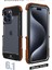 IPhone 15 Pro Için Kılıf, Damla Koruma Alüminyum Metal Ahşap Tampon Çerçeve (Yurt Dışından) 3