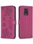 Xiaomi Redmi Not 9 Pro Için Flip Case Çok Renkli Cüzdan Yonca Çiçek Pu (Yurt Dışından) 5