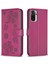 Xiaomi Redmi Not 10 Için Flip Case 4g Cüzdan Pu Deri Yonca Çiçek Kart (Yurt Dışından) 5