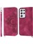 Samsung Galaxy S21 Ultra Kabartmalı Darbeye Bileklik Kartı Için Flip Case (Yurt Dışından) 1