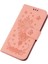 IPhone 16 Için Kılıf Pro Kart Yuvaları Flip Pu Deri Kapak Kabartma Gül Cüzdan (Yurt Dışından) 4