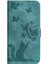 IPhone 16 Için Flip Case Pro Max Tutucu Kapak Çevirin Folio Kabartmalı Kedi (Yurt Dışından) 2