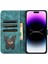 IPhone 16 Için Flip Case Pro Max Tutucu Kapak Çevirin Folio Kabartmalı Kedi (Yurt Dışından) 3