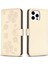 IPhone 13 Için Flip Case Pro Max Yonca Çiçek Pu Deri Cüzdan Kart Yuvaları (Yurt Dışından) 5