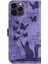 IPhone 16 Için Flip Case Pro Max Tutucu Kapak Çevirin Folio Kabartmalı Kedi (Yurt Dışından) 4