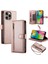 IPhone 16 Için Flip Case Pro Max Çok Fonksiyonlu Kart Yuvaları Bilek Kayışı (Yurt Dışından) 5