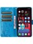 IPhone 16 Için Filp Durumda Pro Max Pu Deri Kickstand Kart Tutucu Manyetik (Yurt Dışından) 5