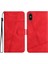IPhone Xs Max Için Flip Case Kart Yuvaları Tutucu Manyetik Kapak Folio Bilek Pu (Yurt Dışından) 1