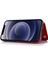 Kart Tutucu Çift Manyetik ile IPhone 12 Mini Kickstand Için Cüzdan Kılıf (Yurt Dışından) 5