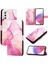 Samsung Galaxy M52 5g Mermer Desen Kickstand Cüzdan Pu Deri (Yurt Dışından) 1
