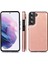 Kart ile Samsung Galaxy S22 Artı Çift Manyetik Toka Için Cüzdan Kılıf (Yurt Dışından) 1