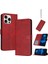 Toka ile Kart Yuvası Pu Deri ile IPhone 16 Pro Max Için Flip Case (Yurt Dışından) 1