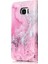 Samsung Galaxy S7 Kenar Tam Koruma Için Flip Case Mermer Desen Pu (Yurt Dışından) 4
